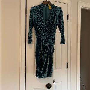 Catherine malandrino size 2 dress velvet look